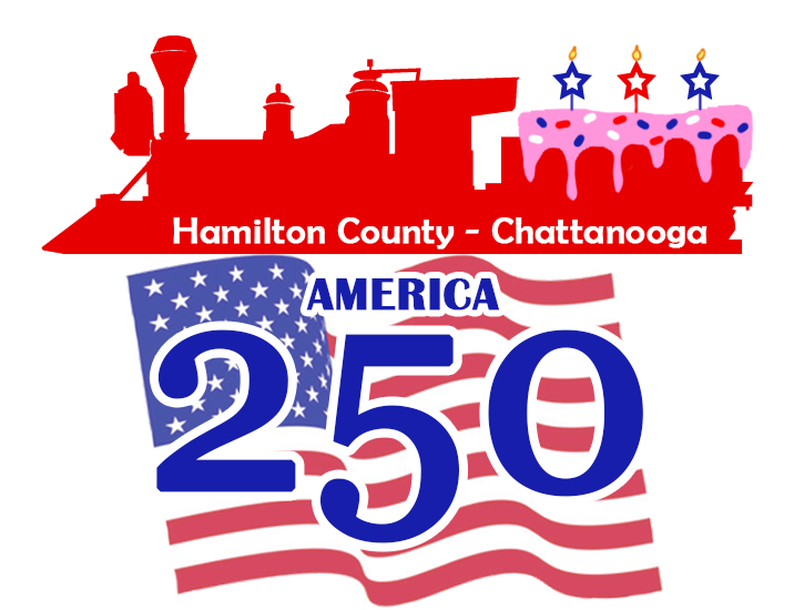 Hamilton County's America 250 logo